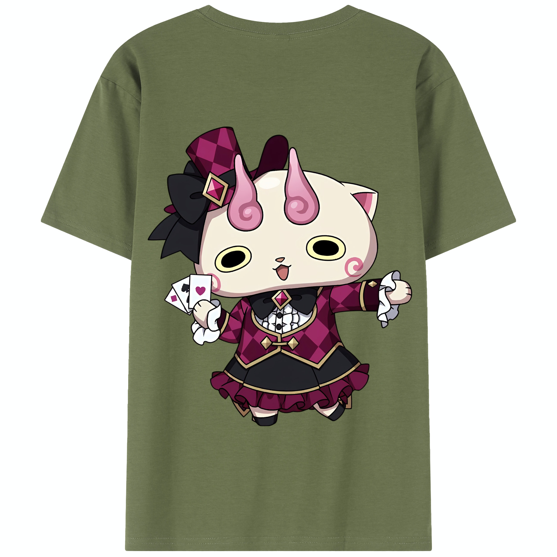 （画像用） 妖怪ウォッチ Yo-kai Watch 綿100％半袖Tシャツ（背面プリント）